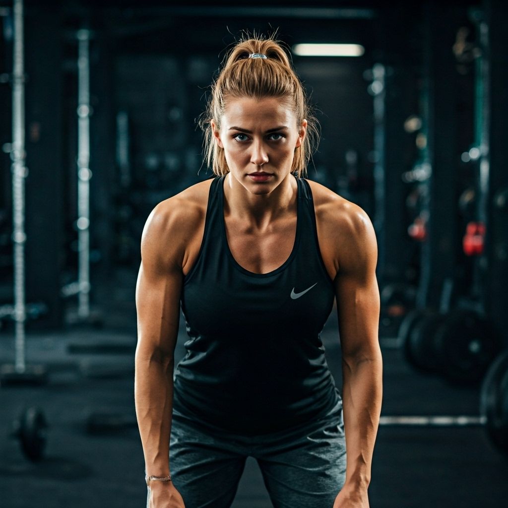 Fitness model crossfit